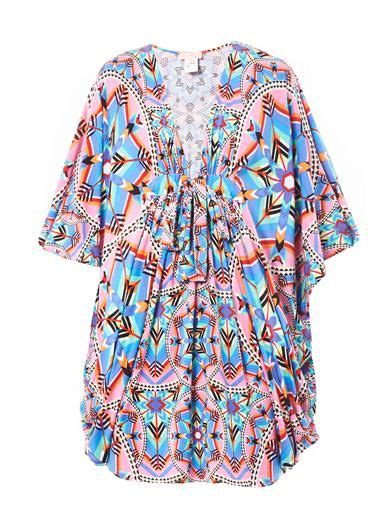 Kites Print Poncho Dress Mara Hoffman MATCHESFASHION COM Poncho Dress Fashion Dresses