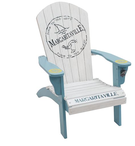 Margaritaville Wood Adirondack Chair Fins To The Left