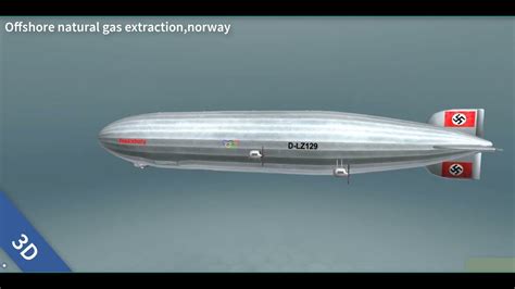 Zeppelin Airship Lz Hindenburg Animation Youtube