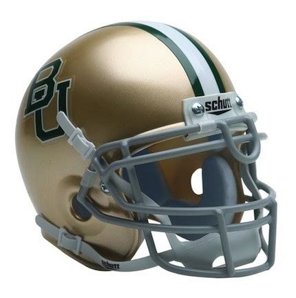 We offer an incredible selection of college football helmets including full size xp replica helmets, mini helmets, throwback helmets, authentic speed helmets and authentic xp helmets. Baylor Bears NCAA Mini Authentic Football Helmet From ...