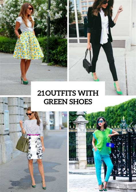 21 Beautiful Women Outfits With Green Shoes Styleoholic