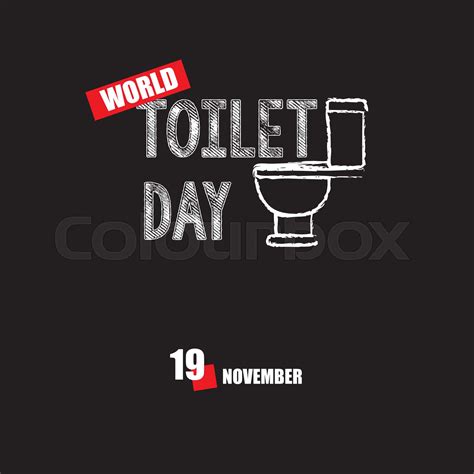 World Toilet Day Stock Vector Colourbox
