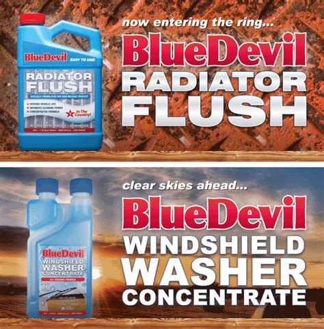 New Product Announcement Bluedevil Radiator Flush And Windshield Washer