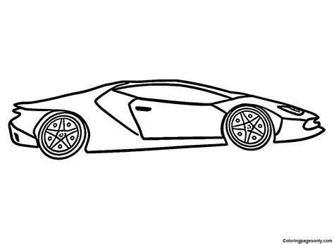 Lamborghini Coloring Pages Free Printable Coloring Pages