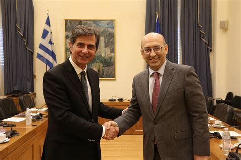 Meeting Of The Ambassador Of The Republic Of Armenia To The Hellenic
