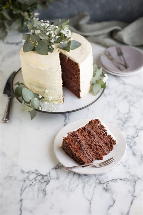 Chocolate Cake With Hazelnut Ganache Vanilla Swiss Meringue