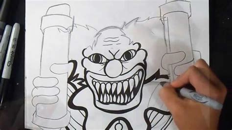 'killer clowns' have been spotted all over the uk in recent weeks following a worldwide craze in which pranksters dress as disturbing clowns in order to prey on people's fears. come disegnare un pagliaccio graffiti - YouTube