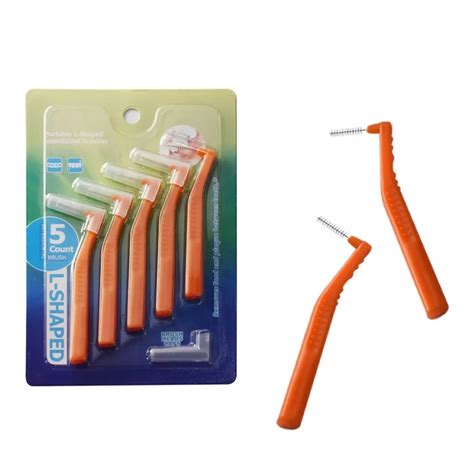 Disposable Interdental Toothpicks Brushes Ergonomic Fits Teeth Brushes