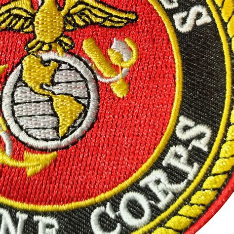 Us Marine Corps Usmc Embroidered Patch Iron On And Sew On Etsy