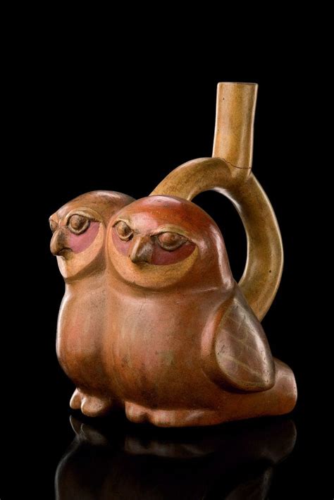moche owls peruvian art moche culture ancient art