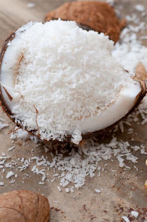 Grated Coconut Stock Image Image Of Food Gluten Coconut 27019229