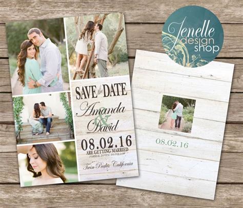 Rustic Wedding Save The Date Card Printable Postcard 2458220 Weddbook