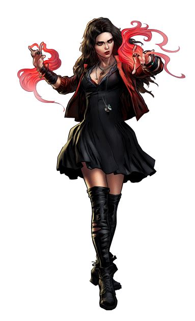 Image Avengers Age Of Ultron Scarlet Witch Portrait Artpng Marvel