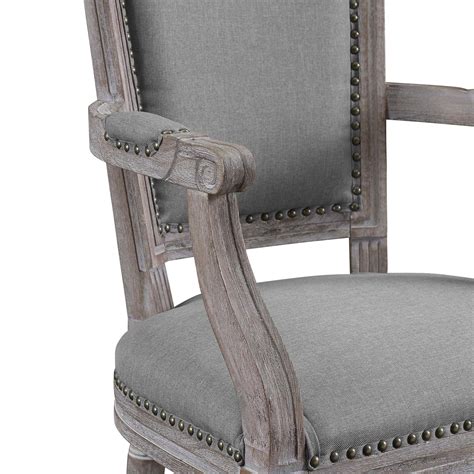 So chic, they'll act as your own personal throne for royalty like yourself. Penchant Vintage French Upholstered Fabric Dining Armchair ...