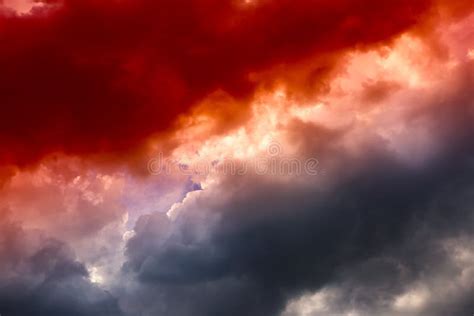 Dark Stormy Sky Background Stock Photo Image Of Dusk 86294176