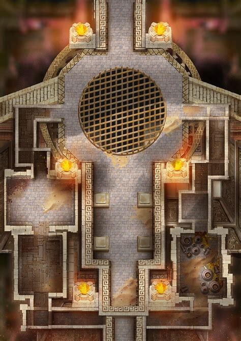Aztec Temple 07 Party Of Two Aztec Temple Tabletop Rpg Maps