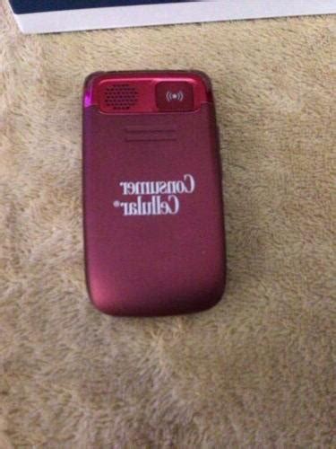 Doro Phoneeasy 618 Consumer Cellular Burgundy Flip Phone