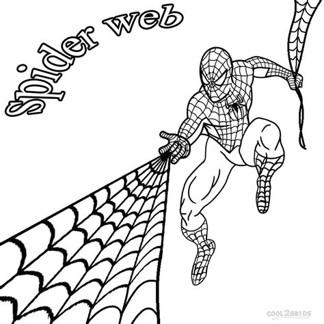 Download this torn spider web on white background vector illustration now. Printable Spider Web Coloring Pages For Kids | Cool2bKids