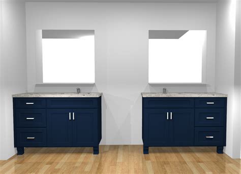 What are the shipping options for bathroom vanities? Hall bath navy vanities | Vanity, Hall bathroom, Bathroom