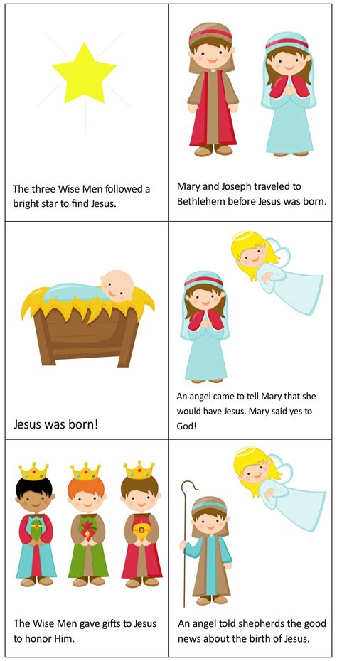 7 Best Images Of Nativity Story Printable Book Printable Nativity