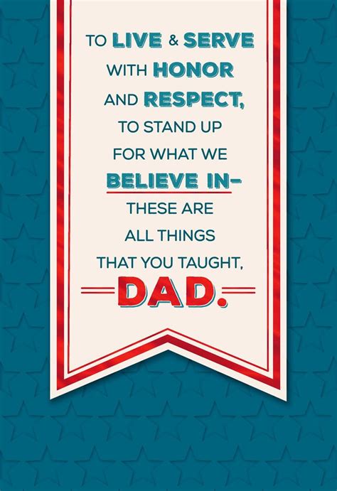 Blue ribbon and button attachment; Dad, You're an Inspiration Father's Day Card - Greeting Cards - Hallmark