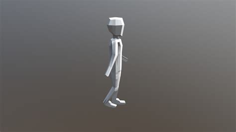 Lowpoly Basic Human Rigged In Blender 3d Model Ubicaciondepersonas