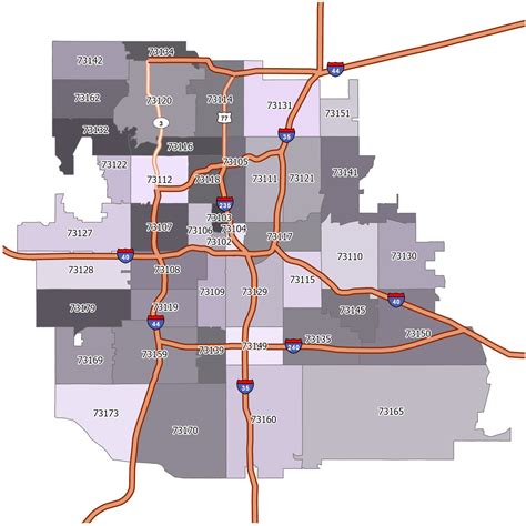 Oklahoma City Zip Code Map Gis Geography