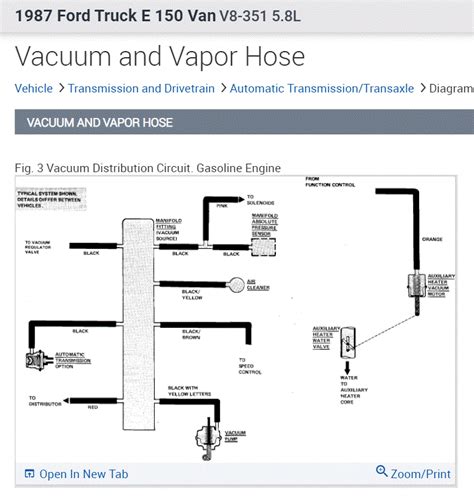 Vacuum Lines Diagram Needed Can You Provide A Detailed Layout
