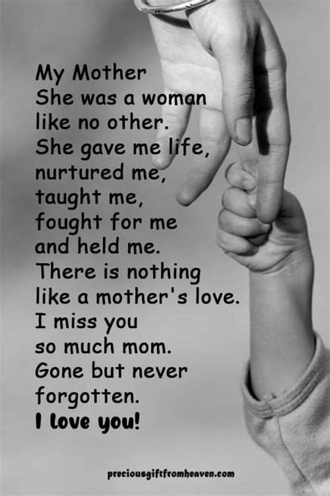 Miss My Mom Quotes Mom In Heaven Quotes Mom I Miss You In Loving