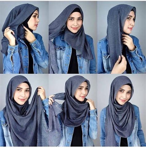 Tutorial Hijab Pashmina Simple Kekinian Ragam Muslim