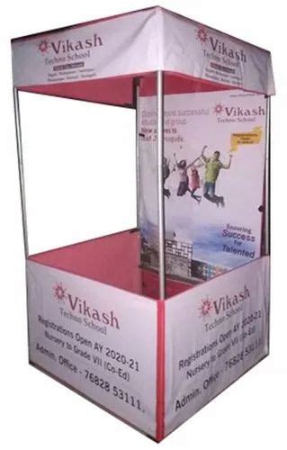 Aluminium White And Pink Promotional Stand Canopy At Rs 5000 In Byasanagar