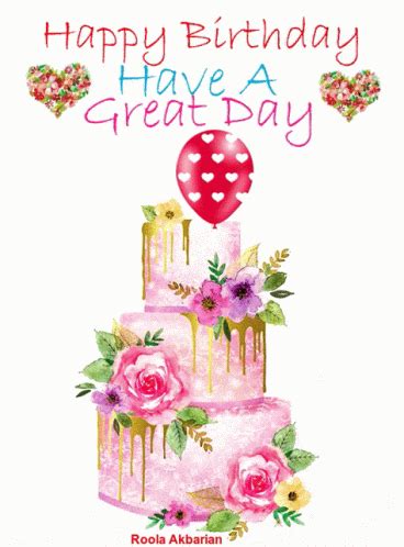 Animated Greeting Card Happy Birthday Gif Animated Greeting Card