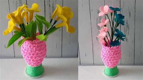 Kerajinan Tangan Dari Botol Bekas Berbentuk Pot Bunga Ide Kreatifide