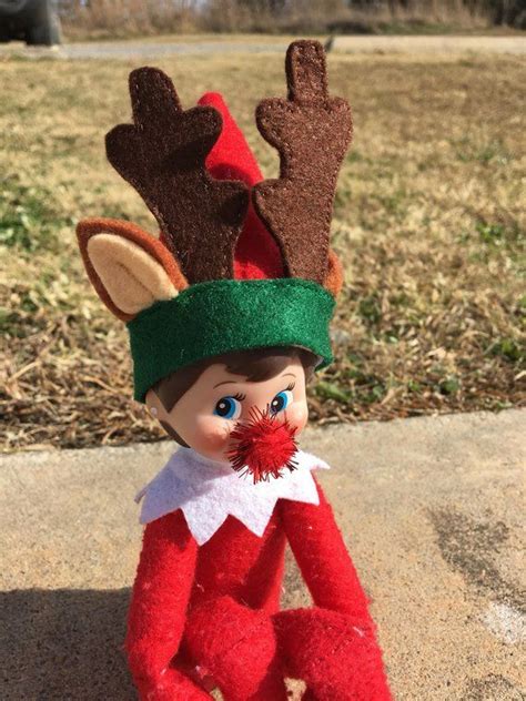 Choose the proper clothes for the occasion. Elf on the shelf rudolph costume | Awesome elf on the ...
