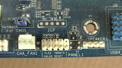 Front Panel Stecker Beim Mainboard Youtube