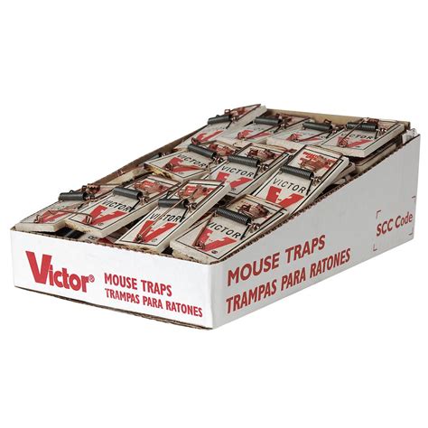 Victor Metal Pedal Mouse Trap Pack Of 72 Garden And Outdoor