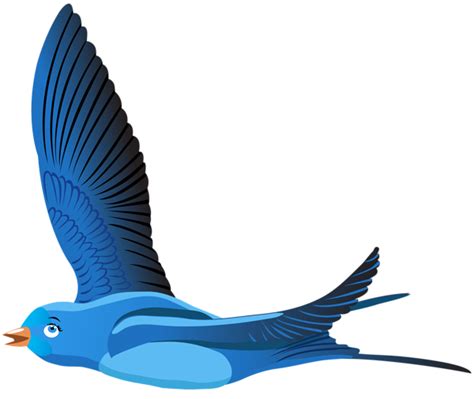 Blue Bird Cartoon Transparent Clip Art Png Image Cartoons Png
