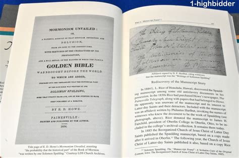 manuscript found the complete original solomon spaulding manuscript lds mormon 9781570082979 ebay