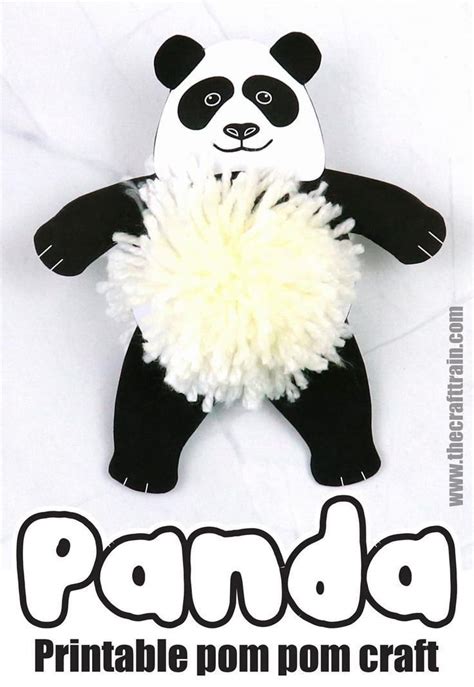Printable Pom Pom Panda Artofit