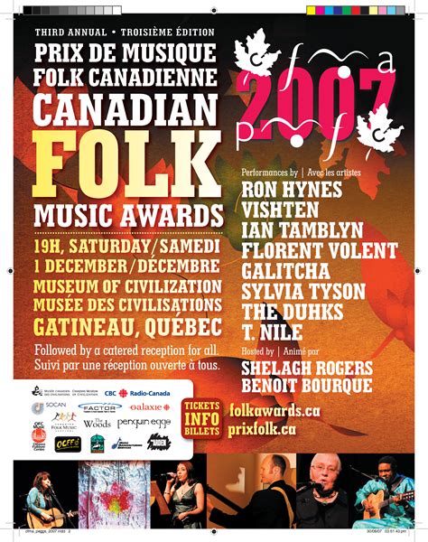 Canadian Folk Music Awards Ads