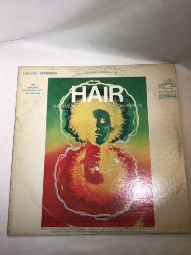 hair original broadway cast recording 1968 vinyl lp ebay