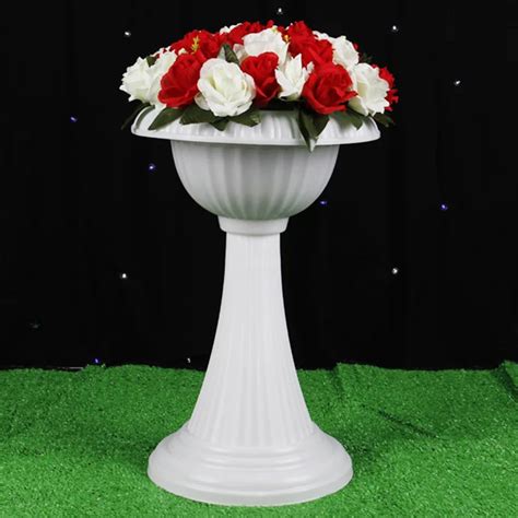 Special Wedding Props Flowerpot Wedding Plastic Flower Pots Lead