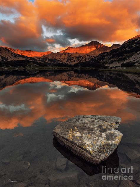 Mountain Lake Sunset Photography Colorful Sky Photograph By Luke