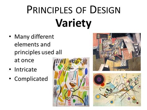 Principles Of Design Variety Examples