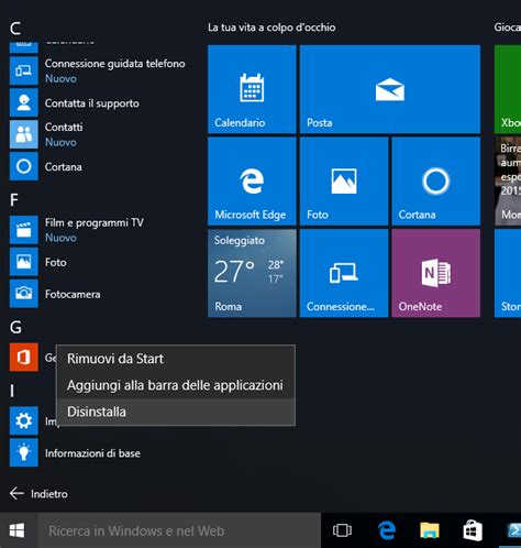 Information Technology Windows 10 Disinstallare Le App Fornite