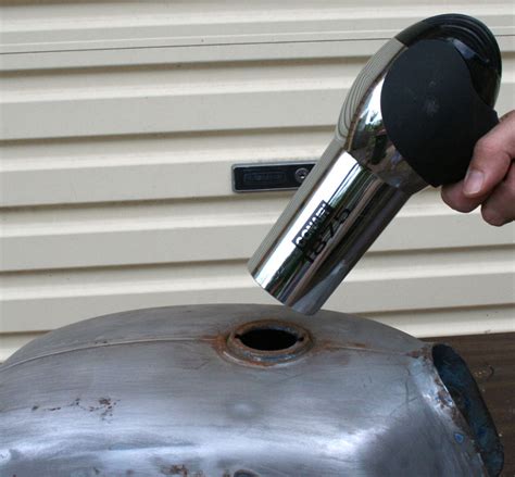 The colour choice was his and i really like it. Howie How To - KBS Coatings - Gas Tank Sealer - Stop Rust