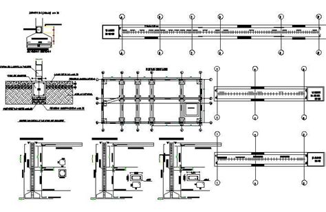 Foundation Plan And Section Detail Dwg File Cadbull