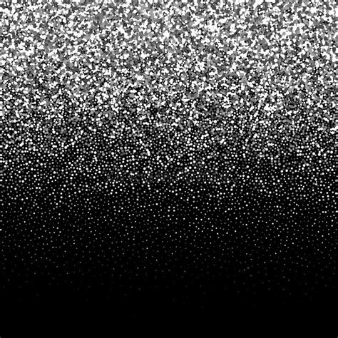 Silver Glitter On A Black Background Vektorgrafik Eps 10 Silver Glitter On Sponsored