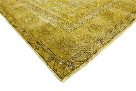 Teppich gold sandfarbe dekorative blumen grün und blau schöne teppichgestaltung. Vintage Teppich Gelb Gold in 390x280 (1001-167180 ...