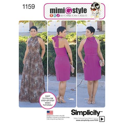 Pattern For Misses Dresses Mimi G Style Collection Simplicity